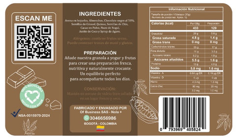 Granola Cocoa x 470gr