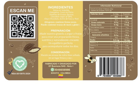 Granola Cocoa Miel